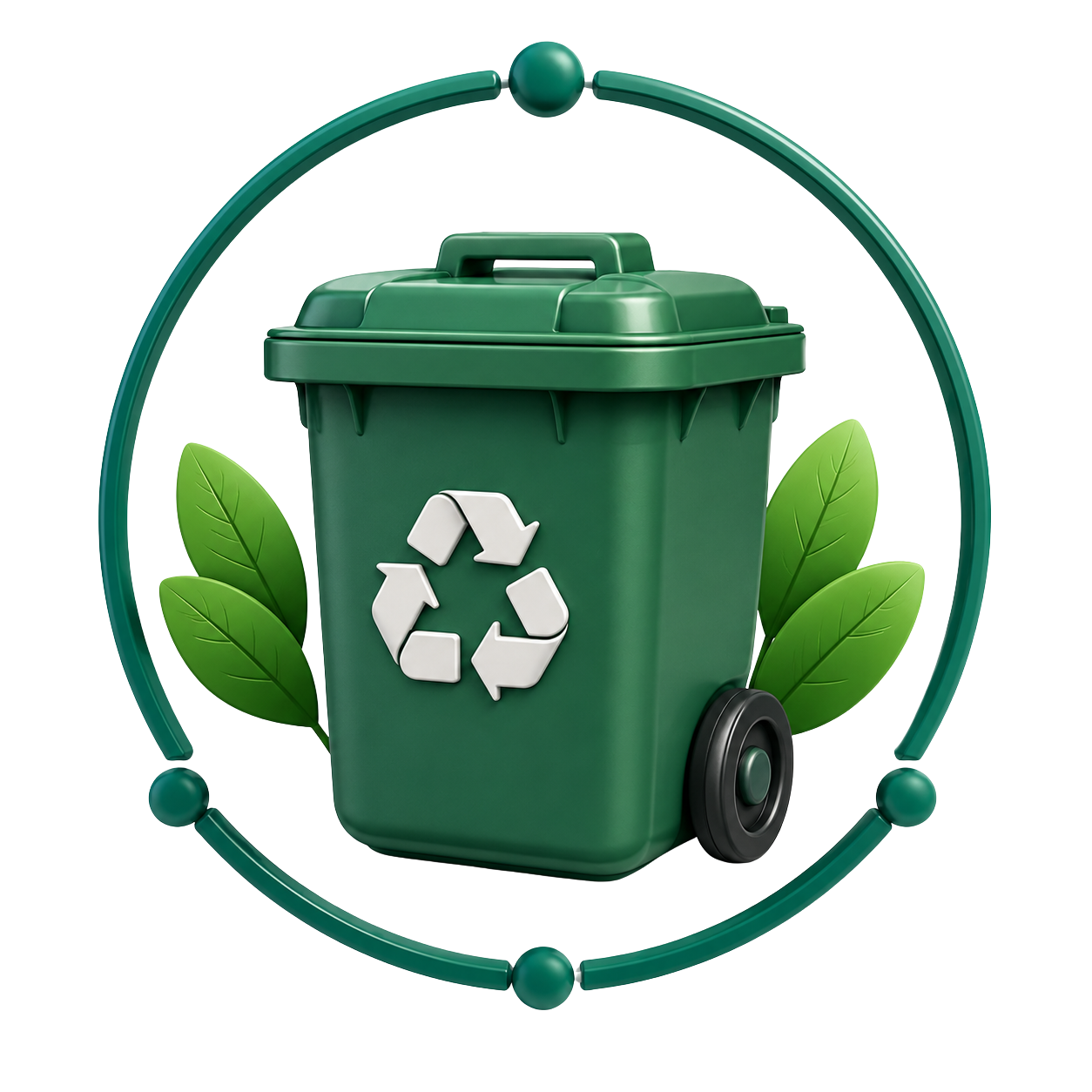 Resíduos urbanos acondicionados para coleta